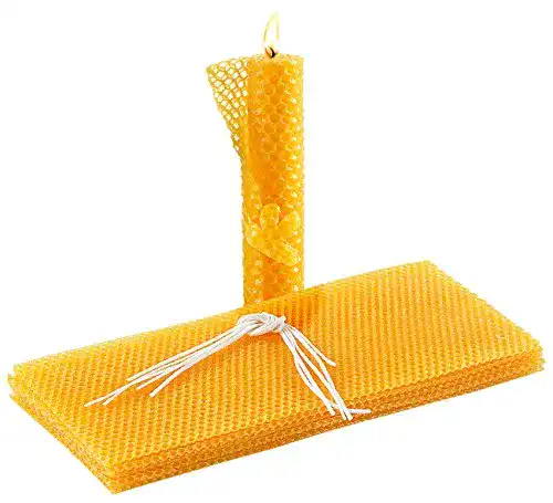 Bienenwachsplatten Your Design: 6 Bienenwachsplatten für Kerzen