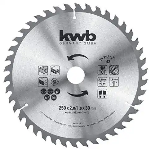 Kreissägeblatt 250 x 30 für Bau- und Holzarbeiten