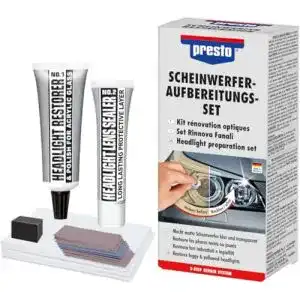 Scheinwerfer Polierset Presto 365171 zur Scheinwerferaufbereitung