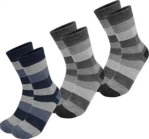 Alpaka Socken Circle Five 6 Paar Wollsocken für Damen und Herren