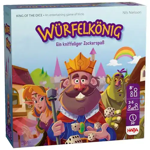 Würfelkönig von HABA – Brettspiel für Kinder ab 8 Jahren