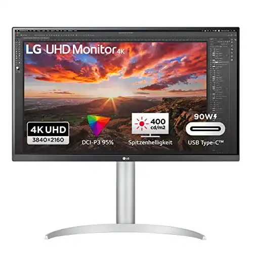 LG 27 Zoll 4K UHD Monitor 27UP85NP-W.BEU mit IPS-Panel