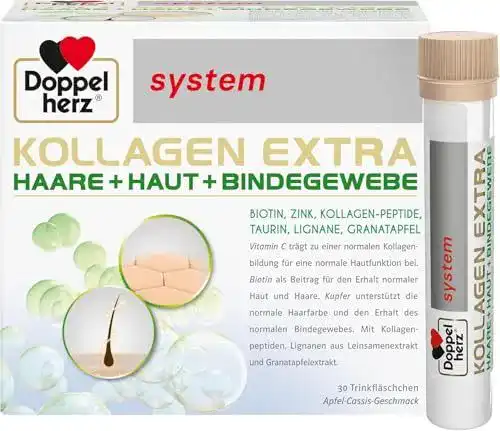 Kollagen Trinkampullen von Doppelherz system für Haut und Haare
