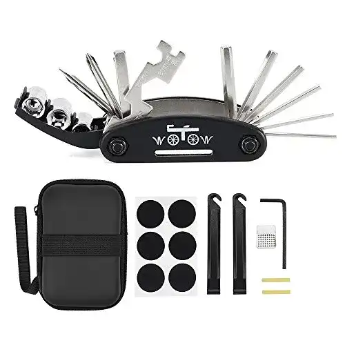 Wotow 16 in 1 Multitool für Fahrräder Faltbares Fahrradwerkzeug