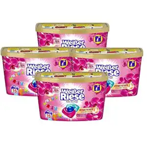 Waschmittel-Pods Weißer Riese Color Trio-Caps mit Aromatherapie