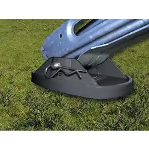 Wohnwagen Stützplatten Eurotrail – 4 stabile Stützplatten mit Metallstift