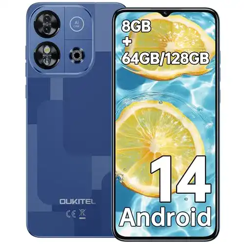 Smartphone OUKITEL C57S Android 14 unter 100 Euro