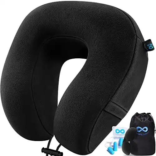 Nackenkissen Everlasting Comfort Memory Foam für Reisen