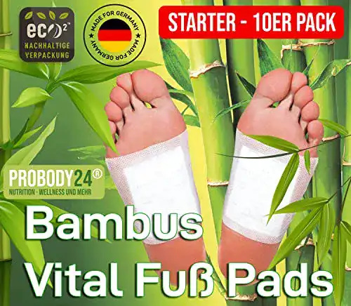 Detox Fußpflaster ProBody24 Bambus Vital Fußpflaster 10 Stück