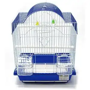 Metall Vogelkäfig BPS Buena Pet Shop mit Futternapf und Zubehör