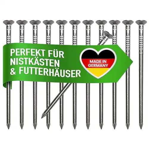 Alunägel von Gardemics aus Aluminium für Nistkästen und Futterhäuser