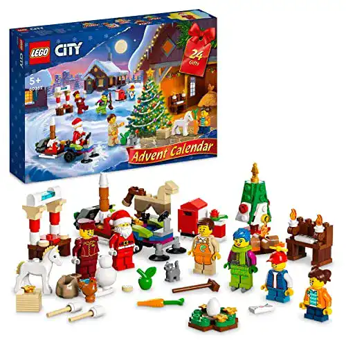LEGO Adventskalender 60352 für Kinder mit Minifiguren und Zubehör