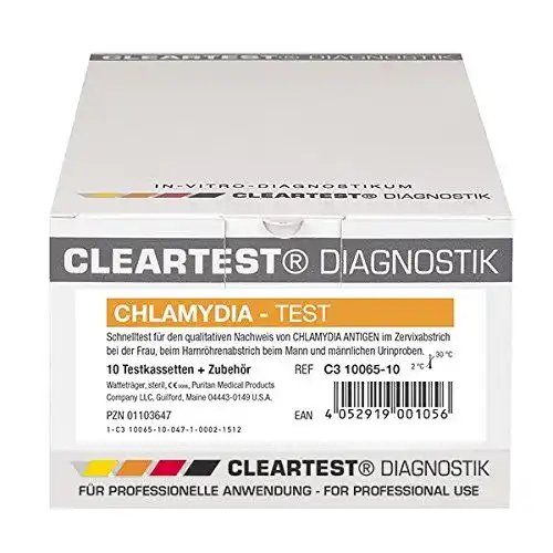 Chlamydientest ClearTest 01103647 für Chlamydia im 10er Set