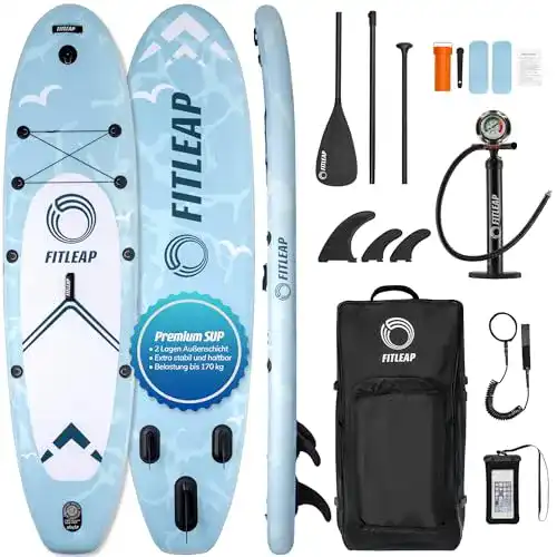 Fitleap Premium Aufblasbares Stand Up Paddle Board im Vergleich