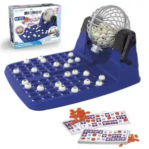Bingo-Spiel Chicos – Klassisches manuelles Lotto mit 48 Spielkarten