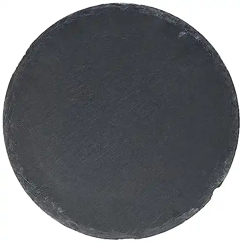 Servierplatte Lacor Runde Tafelplatte Schwarz