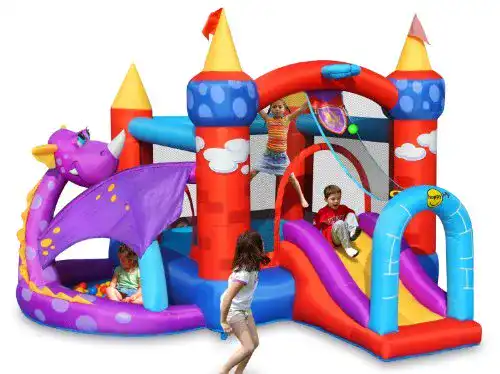 Hüpfburg Happy Hop Drachen für Kinder im Test