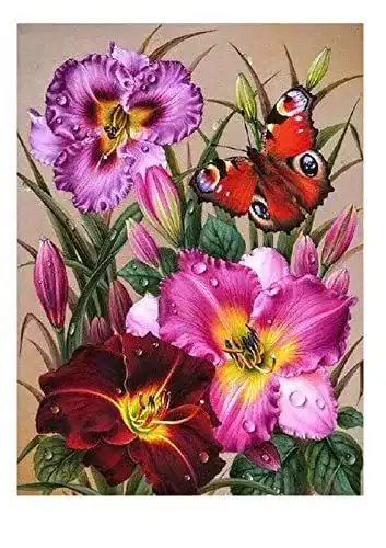 Yuknees 5D Diamond Painting Set für DIY Kunstprojekte