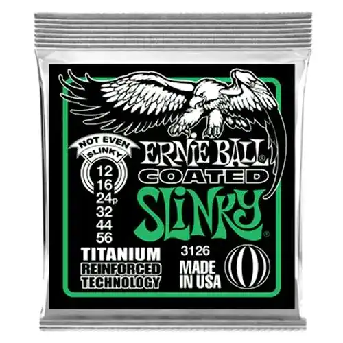 E-Gitarrensaiten Ernie Ball Not Even Slinky Coated Titanium RPS