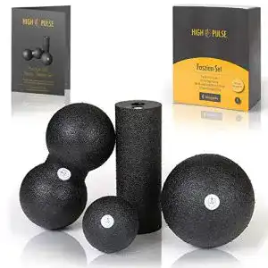 Faszienrollen-Set High Pulse mit Mini Faszienrollen und Zubehör