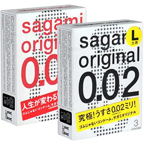 Latexfreie Kondome Sagami Original Test-Set 2 x 3 aus Japan