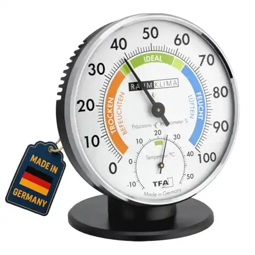 TFA Dostmann Hygrometer – Präzises Thermo-Hygrometer 45.2033