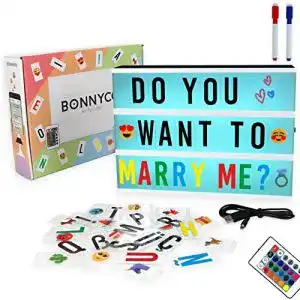 Bonnyco Lightbox mit Farbwechsel und 400 Buchstaben