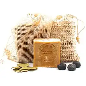 Aleppo Seife Set mit 60% Olivenöl Original PAOS