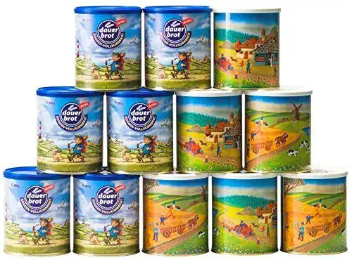 Dosenbrot Sortiment Roggenvollkorn 12 x 500g (6kg)