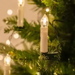 LED Weihnachtsbeleuchtung Lights4Fun 50er LED Weihnachtsbaumkerzen