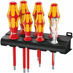 Spannungsprüfer-Schraubendreher Wera 05006147001 160 i/7 Rack VDE