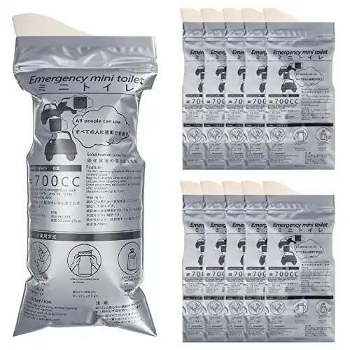 Urinbeutel Lzijun 10 Stück 700ml für Notfälle und Reisen