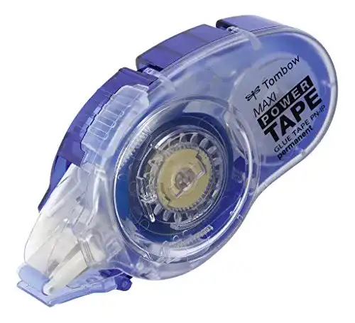 Tombow PN-IP Nachfüllbarer Kleberoller Maxi Power Tape, 8,4 mm x 16 m
