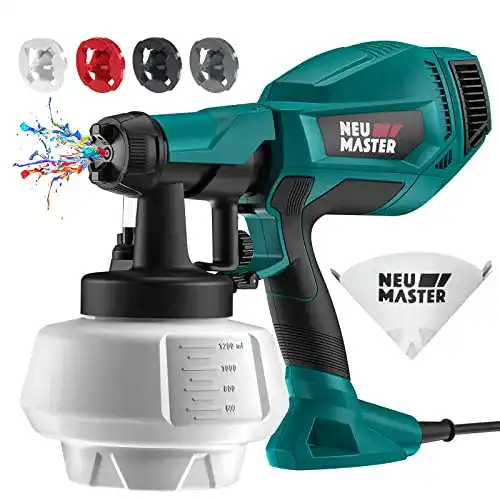 Lackierpistole NEU MASTER Farbsprühsystem elektrisch – 1200 ml HVLP