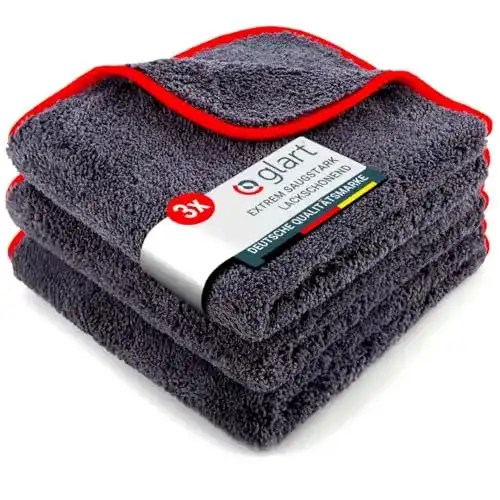 Microfasertücher für Autopflege Glart 443TP 3er Set
