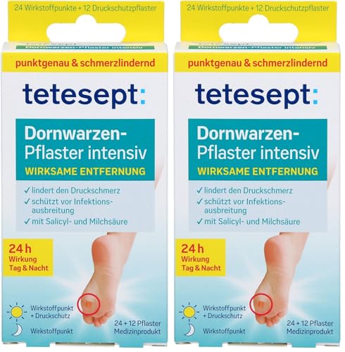 Tetesept Dornwarzen Pflaster Intensiv zur Entfernung von Dornwarzen