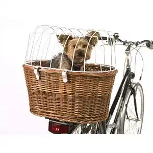 Hundefahrradkorb Aumüller für das Hinterrad von Fahrrädern