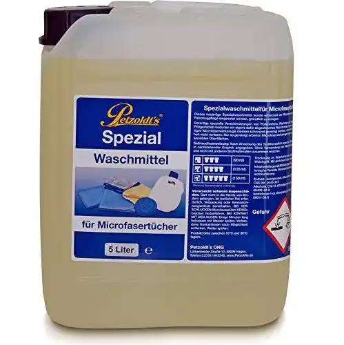 Mikrofaserwaschmittel Petzoldt’s 5 Liter für Poliertücher