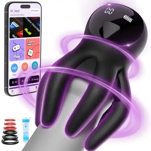 Eichelvibrator für Männer mit 10 Vibrationen zur Stimulation