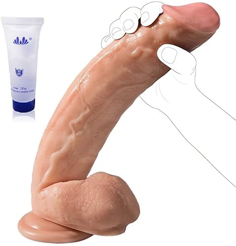 Realistischer XL Silikon Dildo mit starkem Saugnapf