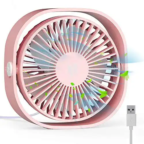 Mini USB Tischventilator von RATEL, 12,5 cm, leise und tragbar