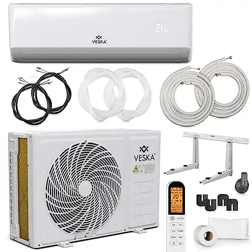 Split-Klimaanlage VESKA Klimaanlage Set Split mit WiFi/App