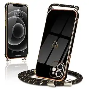 Handykette für iPhone 11 von Micoden Kompatible Schutzhülle mit Kordel