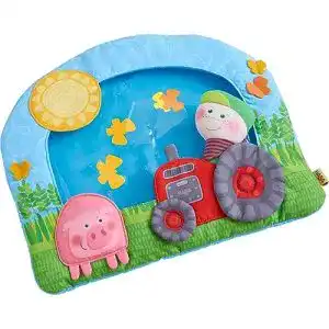 Wasserspielmatte Haba 305222 – Spielmatte mit Bauernhof-Motiven für Babys