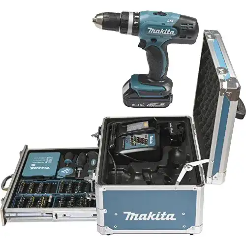 Makita Akku-Schlagbohrschrauber 18V mit 3 Ah und Zubehörset