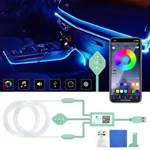 Boadw LED Innenbeleuchtung für Autos – RGB Ambientebeleuchtung