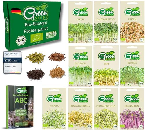 BIO Keimsorten Probierset für Sprossen und Microgreens