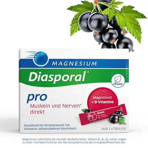 Magnesium-Diasporal Pro für Muskeln und Nerven 30 vegane Sticks
