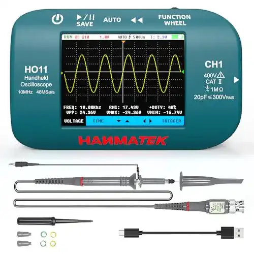 Mini-Oszilloskop HANMATEK HO11 Handheld Digitalgerät mit 10MHz Bandbreite