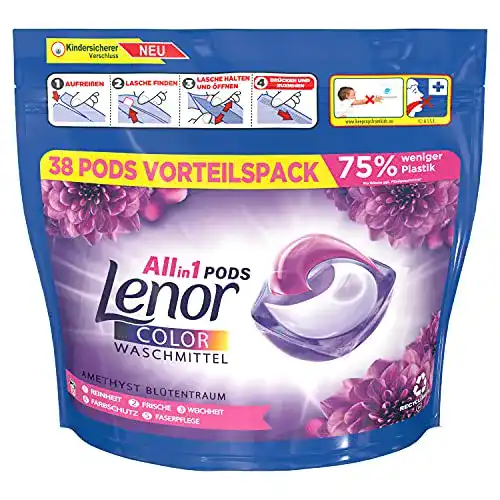 Waschmittel Pods Lenor All-in-1 Pods Amethyst Blütentraum 76 Waschladungen